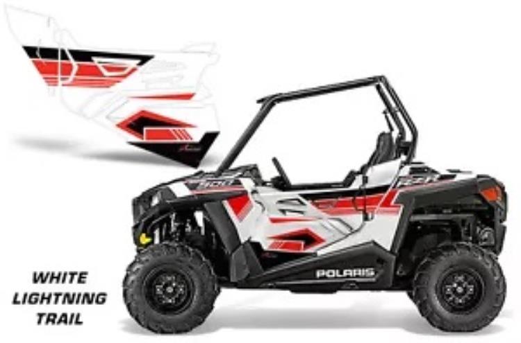 AMR レーシング ポラリス RZR 900 トレイル アッパー/ロアー ドア インサート グラフィック デカール キット WL AMR Racing Polaris RZR 900 Trail Upper/Lower Door Inserts Graphic Decal Kits WL 【並行輸入品】