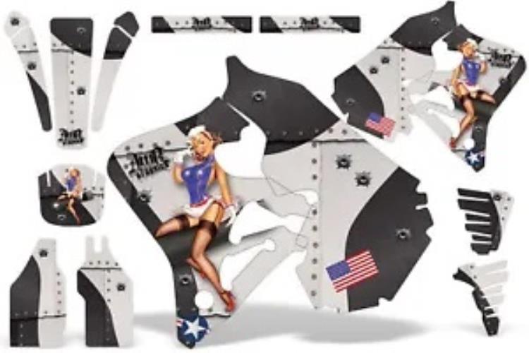 ダートバイクグラフィックキットデカールラップホンダ CR125 98-99 CR250 97-99 TBOMBER BLK Dirt Bike Graphics Kit Decal Wrap For Honda CR125 98-99 CR250 97-99 TBOMBER BLK 【並行輸入品】