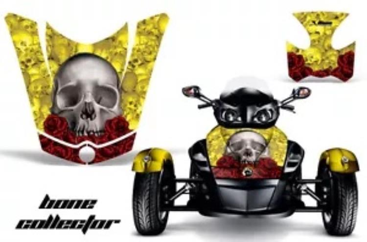 AMR Racing CanAm BRP RS スパイダー フード グラフィック キット ラップ ロードスター ステッカー デカール BC Y AMR Racing CanAm BRP RS Spyder Hood Graphic Kit Wrap Roadster Sticker Decal BC Y 【並行輸入品】