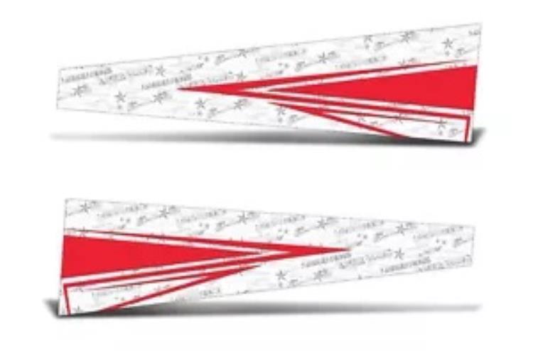 スレッドトンネルグラフィックキットスノーモービルデカールラップCONTNDR R Wに適合するユニバーサルトリム Universal Trim To Fit Sled Tunnel Graphics Kit Snowmobile Decal Wrap CONTNDR R W 【並行輸入品】