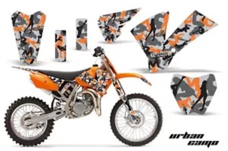 ダートバイクデカールグラフィックキットステッカーラップ KTM SX85 SX105 2004-2005 URBAN ORG Dirt Bike Decal Graphic Kit Sticker Wrap For KTM SX85 SX105 2004-2005 URBAN ORG 【並行輸入品】