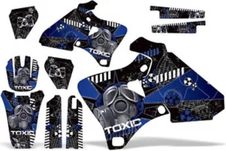 ダートバイクグラフィックキットデカールラップヤマハ YZ 250F/400F/426F 98-02 有毒イギリス Dirt Bike Graphics Kit Decal Wrap For Yamaha YZ 250F/400F/426F 98-02 TOXIC U K 【並行輸入品】