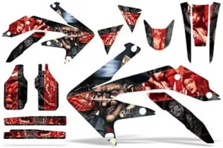 ダートバイクデカールグラフィックキットステッカーラップホンダ CRF450X 2005-2016 HATTER R K Dirt Bike Decal Graphics Kit Sticker Wrap For Honda CRF450X 2005-2016 HATTER R K 【並行輸入品】