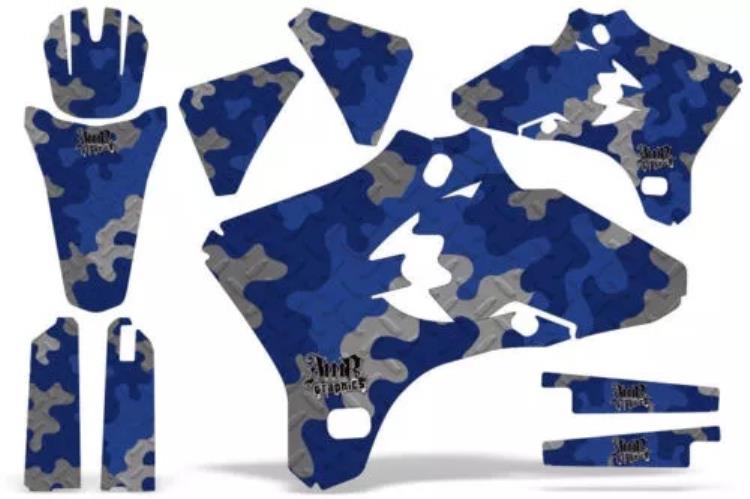 ダートバイクグラフィックキットデカールラップヤマハ WR250 WR450F 2005-2006 CAMOPLATE U Dirt Bike Graphics Kit Decal Wrap For Yamaha WR250 WR450F 2005-2006 CAMOPLATE U 【並行輸入品】