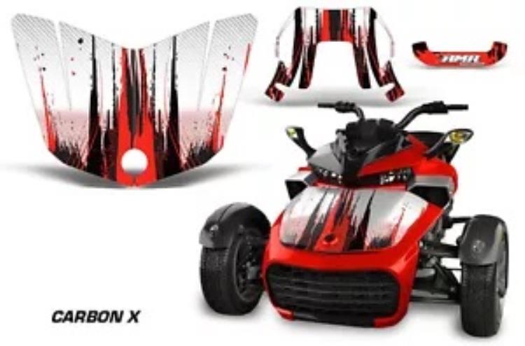 Can-Am Spyder F3-S CBNX R用フードリアフェンダーグラフィックスキットデカールステッカー Hood Rear Fender Graphics Kit Decal Sticker For Can-Am Spyder F3-S CBNX R 【並行輸入品】