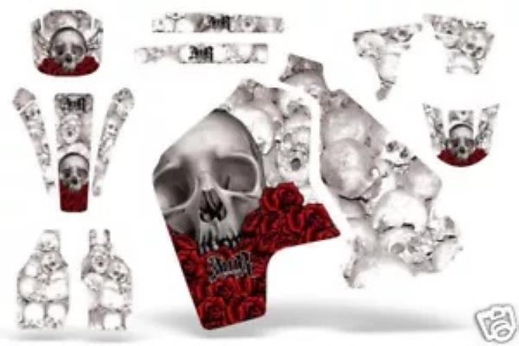 ダートバイクグラフィックキット MX デカールラップホンダ CR500 CR 500 1989-2001 BONES WHT Dirt Bike Graphics Kit MX Decal Wrap For Honda CR500 CR 500 1989-2001 BONES WHT 【並行輸入品】