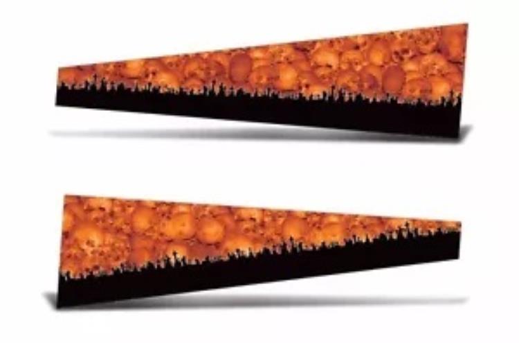 そりトンネルグラフィックキットに適合するユニバーサルトリム スノーモービル デカール ラップ REAPER ORNG Universal Trim To Fit Sled Tunnel Graphics Kit Snowmobile Decal Wrap REAPER ORNG 【並行輸入品】