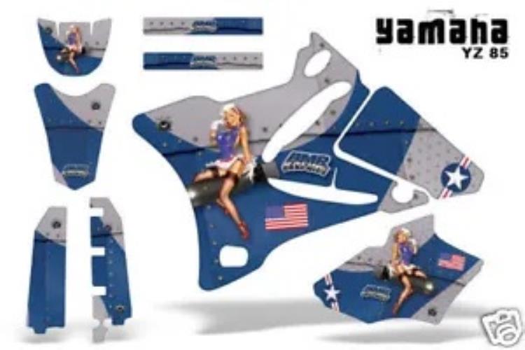 ダートバイク デカール グラフィックス キット MX ステッカー ラップ ヤマハ YZ85 2002-2014 TBOMBER U Dirt Bike Decal Graphics Kit MX Sticker Wrap For Yamaha YZ85 2002-2014 TBOMBER U 【並行輸入品】
