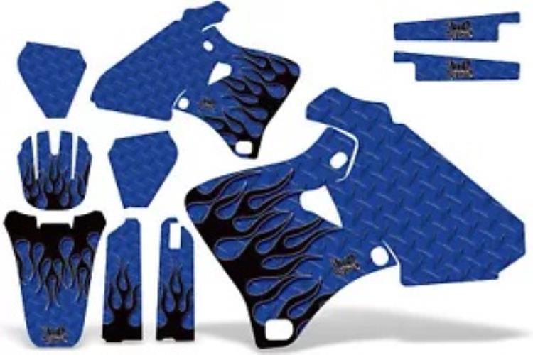 ダートバイクグラフィックキットデカールラップヤマハ YZ 250F/400F/426F 98-02 DFLAME K U Dirt Bike Graphics Kit Decal Wrap For Yamaha YZ 250F/400F/426F 98-02 DFLAME K U 【並行輸入品】