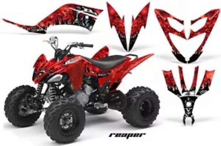 ATV デカール グラフィック キット クワッド ステッカー ラップ ヤマハ ラプター 250 2008-2014 リーパー R ATV Decal Graphic Kit Quad Sticker Wrap For Yamaha Raptor 250 2008-2014 REAPER R 【並行輸入品】