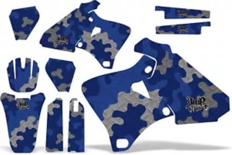 ダートバイクグラフィックキットデカールラップヤマハ YZ 250F/400F/426F 98-02 CAMOPLATE U Dirt Bike Graphics Kit Decal Wrap For Yamaha YZ 250F/400F/426F 98-02 CAMOPLATE U 【並行輸入品】