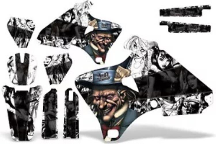 ダートバイクグラフィックキットデカールラップヤマハ YZ 250F/400F/426F 98-02 HATTER K W Dirt Bike Graphics Kit Decal Wrap For Yamaha YZ 250F/400F/426F 98-02 HATTER K W 【並行輸入品】 51,480円