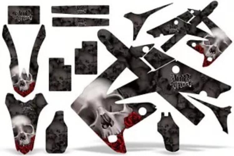 ダートバイクグラフィックキットデカールステッカーラップホンダ CRF250R 2010-2013 BONES BLK Dirt Bike Graphics Kit Decal Sticker Wrap For Honda CRF250R 2010-2013 BONES BLK 【並行輸入品】 51,480円