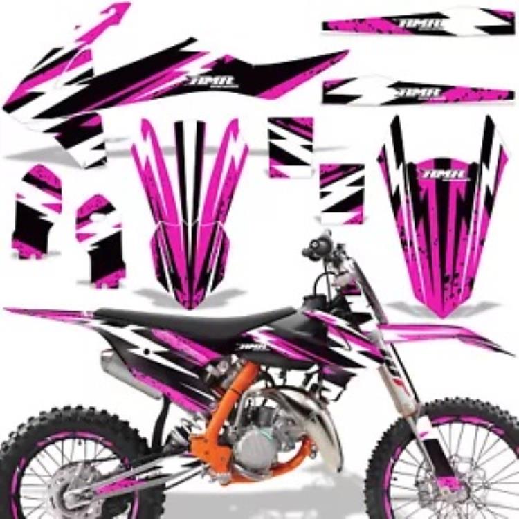 MX グラフィックス キット + # プレート デカール KTM 85 SX 2018-2020 アタック ピンク用 MX Graphics kit + # Plates Decal for KTM 85 SX 2018-2020 Attack Pink 【並行輸入品】 52,800円