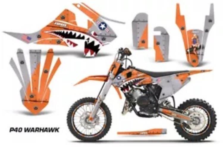 デカール グラフィック ステッカー KTM SX65 16-23 WARHAWK O 用 #PLTS 付き Decals Graphics Stickers W/#PLTS For KTM SX65 16-23 WARHAWK O 【並行輸入品】