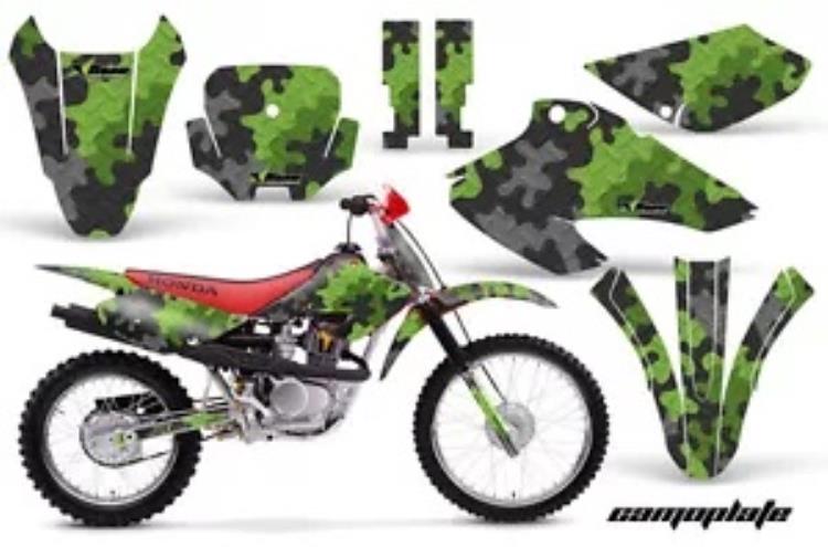 グラフィックスキット デカール ラップ + # プレート ホンダ XR80R XR100R 2001-2003 CAMOPLATE G Graphics Kit Decal Wrap + # Plates For Honda XR80R XR100R 2001-2003 CAMOPLATE G 【並行輸入品】