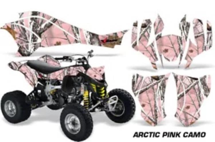 ATV グラフィックスキット クワッド デカール ラップ Can-Am DS450 XMX XXC 2008-2016 ArcticPink C用 ATV Graphics Kit Quad Decal Wrap For Can-Am DS450 XMX XXC 2008-2016 ArcticPink C 【並行輸入品】