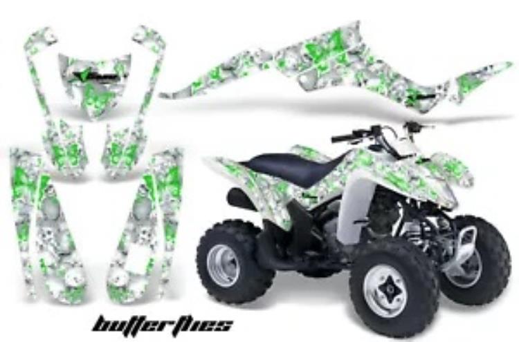ATV グラフィックスキットデカールクワッドラップスズキ LTZ250 LTZ 250 2004-2009 BTTRFLY GW ATV Graphics Kit Decal Quad Wrap For Suzuki LTZ250 LTZ 250 2004-2009 BTTRFLY G W 【並行輸入品】