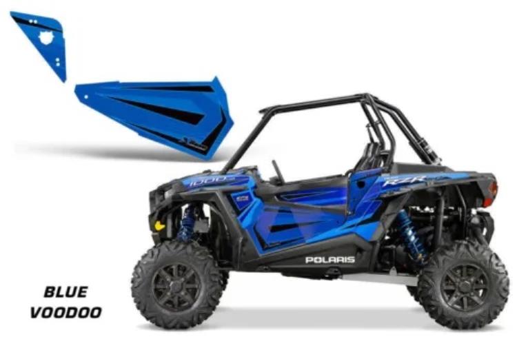AMR Racing UTV ドアグラフィックインサート Polaris RZR 1000 Pro Armor ドア用 (2) VD AMR Racing UTV Door Graphics Inserts for Polaris RZR 1000 Pro Armor Doors (2) VD 【並行輸入品】