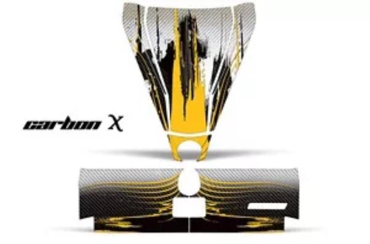 Can-Am コマンダー 800/1000 10-20 CARBONX Y 用のフード & テールゲート グラフィック デカール Hood & Tailgate Graphics Decals for Can-Am Commander 800/1000 10-20 CARBONX Y 【並行輸入品】