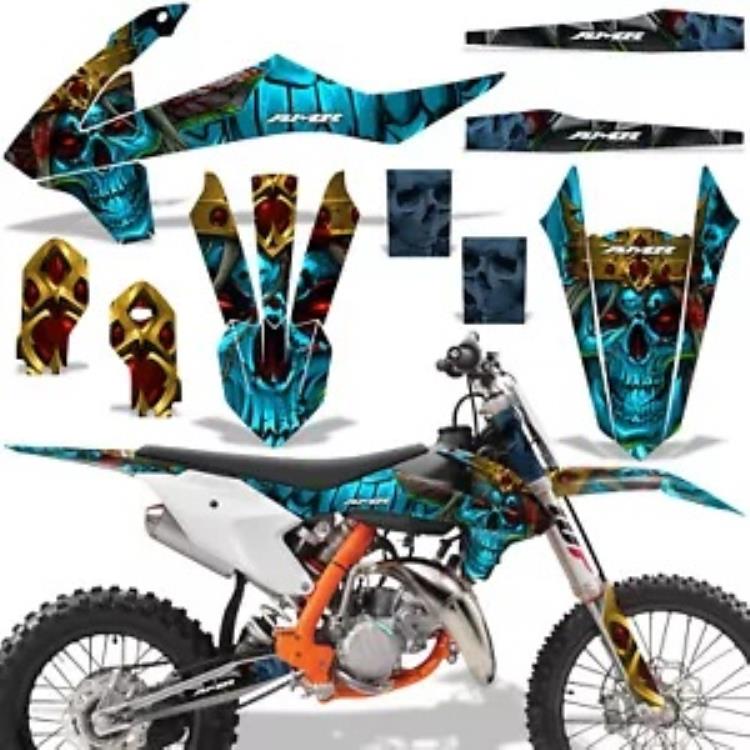 カスタム MX デカール キット KTM SX 85 全モデル 18-20 キング Custom MX Decal Kit KTM SX 85 All Models 18-20 Kings 【並行輸入品】