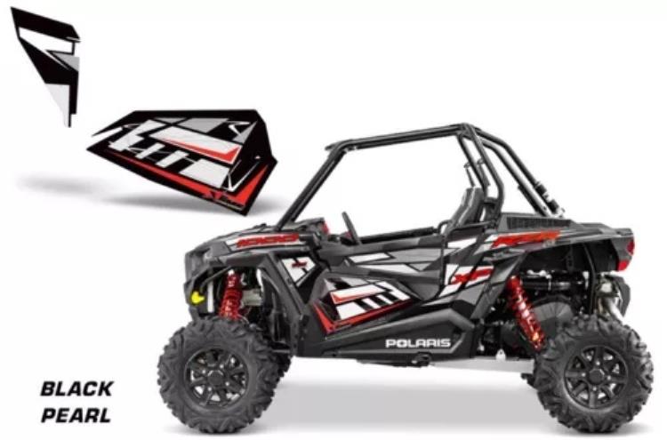 AMR レーシング グラフィック ラップ ポラリス RZR 1000 UTV OEM ドアインサート 2014 ブラック PRL AMR Racing Graphic Wrap FOR Polaris RZR 1000 UTV OEM Door Inserts 2014 BLACK PRL 【並行輸入品】