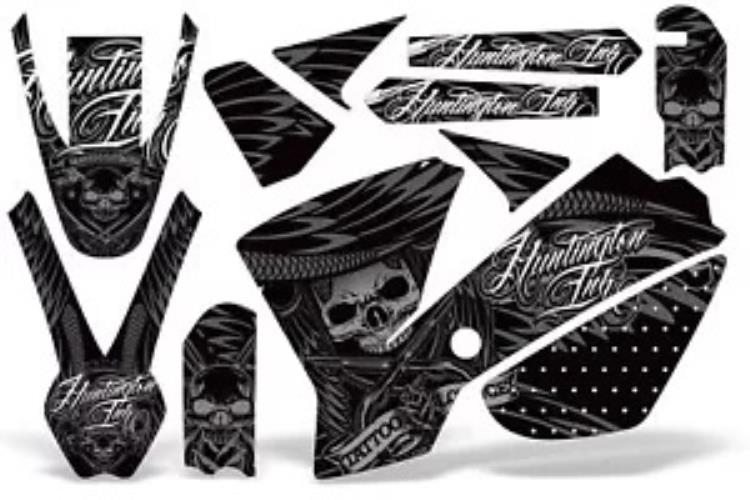 ダートバイクデカールグラフィックキットステッカーラップ KTM SX65 SX 65 2002-2008 HISH SK Dirt Bike Decal Graphics Kit Sticker Wrap For KTM SX65 SX 65 2002-2008 HISH S K 【並行輸入品】