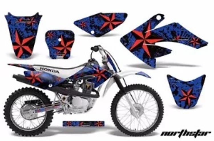 ダートバイクグラフィックキットデカールステッカーラップホンダ CRF70 2004-2015 NRTHSTAR R U Dirt Bike Graphics Kit Decal Sticker Wrap For Honda CRF70 2004-2015 NRTHSTAR R U 【並行輸入品】