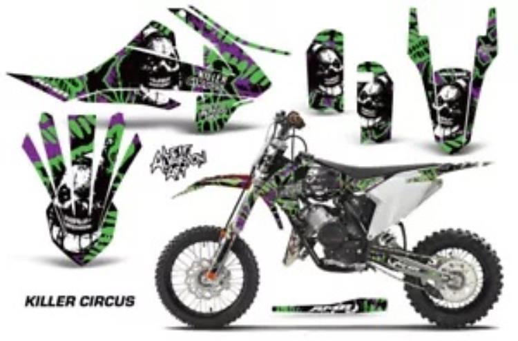 ダートバイクデカールグラフィックステッカー KTM SX65 SX 65 16-23 KILLERCIRCUS G PU Dirt Bike Decals Graphics Stickers For KTM SX65 SX 65 16-23 KILLERCIRCUS G PU 【並行輸入品】