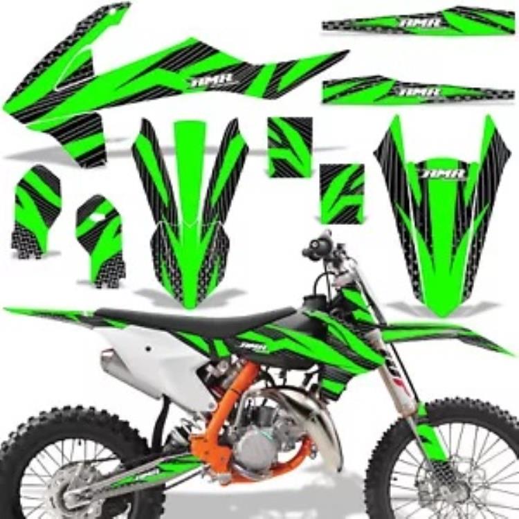 カスタム MX デカール キット KTM SX 85 全モデル 18-20 ズーテッド グリーン ブラック Custom MX Decal Kit KTM SX 85 All Models 18-20 Zooted Green Black 【並行輸入品】 43,560円