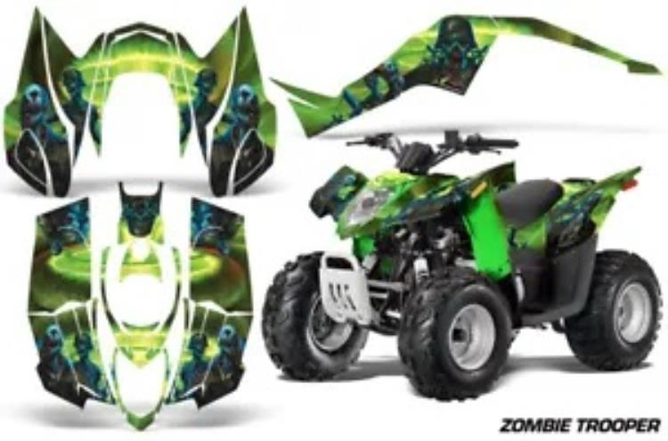 ATV デカール グラフィック キット Arctic Cat DVX50 DVX90 クワッド 2008-2017 ZOMBIE GRN 用 ATV Decal Graphic Kit For Arctic Cat DVX50 DVX90 Quad 2008-2017 ZOMBIE GRN 【並行輸入品】 48,180円