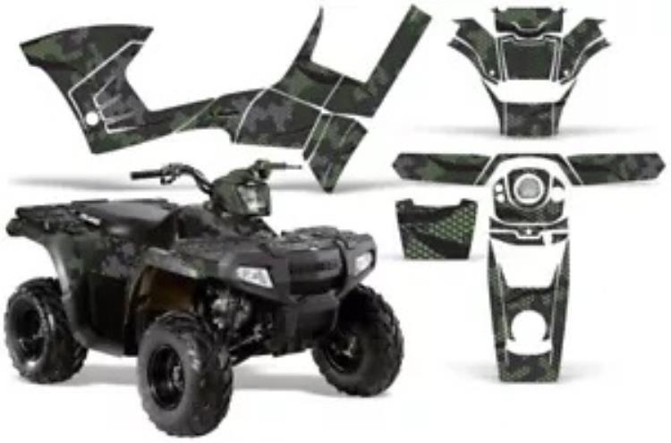 ATV グラフィックス キット デカール ポラリス スポーツマン 90/110 2007-2016 モダン迷彩 ArmyGR 用 ATV Graphics kit Decal for Polaris Sportsman 90/110 2007-2016 Modern Camo ArmyGR 【並行輸入品】 48,180円