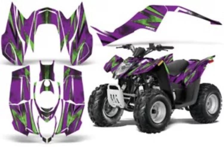 ATV グラフィックステッカー デカール Arctic Cat DVX 50/90 2008-2017 SLASH G PU用 ATV Graphics Stickers Decals for Arctic Cat DVX 50/90 2008-2017 SLASH G PU 【並行輸入品】