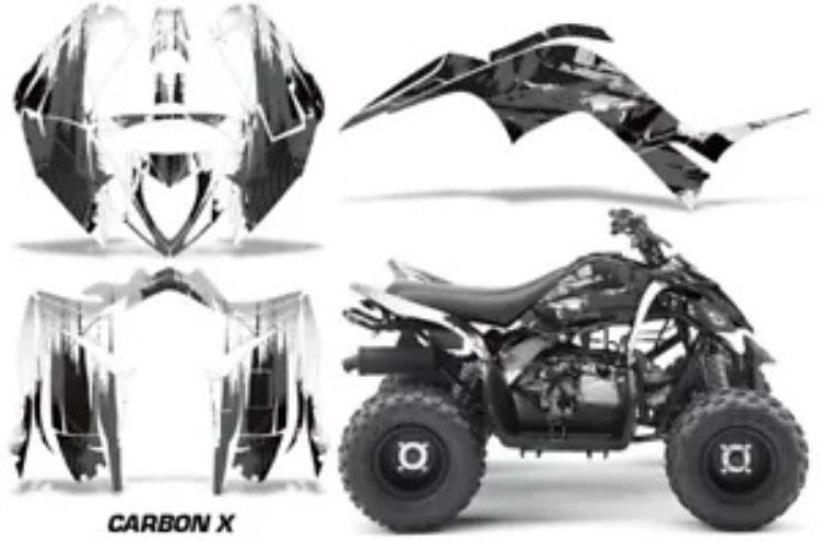 グラフィックキット デカール ステッカー ヤマハ ラプター 90 YFM90 16-23 CARBONX K Graphics Kit Decal Sticker For Yamaha Raptor 90 YFM90 16-23 CARBONX K 【並行輸入品】