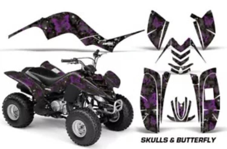 ATV グラフィックスデカールステッカーヤマハラプター 80 02-08 BTTRFLY PU K ATV Graphics Decals Stickers For Yamaha Raptor 80 02-08 BTTRFLY PU K 【並行輸入品】