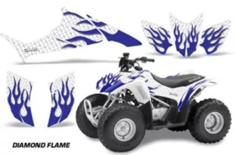 ATV グラフィックスキット クワッド デカール ステッカー ホンダ TRX90 2006-2018 DIAMONDFLAME U W ATV Graphics Kit Quad Decal Sticker For Honda TRX90 2006-2018 DIAMONDFLAME U W 【並行輸入品】