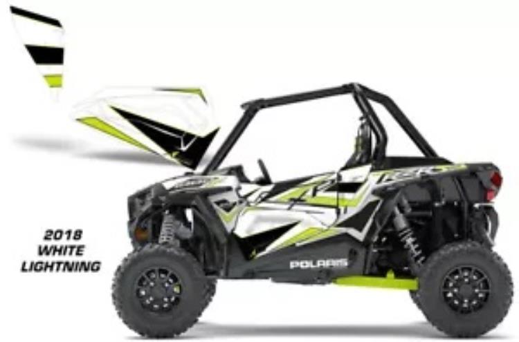 AMR レーシング グラフィック ラップ キット ポラリス RZR 1000 UTV OEM ドア インサート 2018 ホワイト ライト AMR Racing Graphic Wrap Kit Polaris RZR 1000 UTV OEM Door Insert 2018 WHIT LIGHT 【並行輸入品】