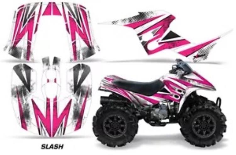 ATV グラフィックスキットデカールステッカーラップホンダ TRX 90 マイヤー 1993-2005 スラッシュピンク ATV Graphics Kit Decal Sticker Wrap For Honda TRX 90 Maier 1993-2005 SLASH PINK 【並行輸入品】