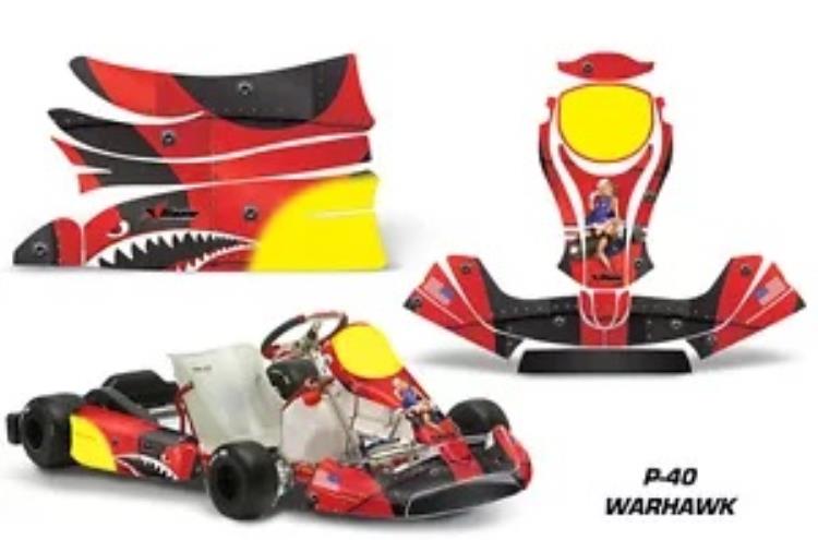 ゴーカート グラフィック キット デカール ステッカー ラップ KG Freeline Birel Cadet WARHAWK RED用 Go Kart Graphics Kit Decal Sticker Wrap For KG Freeline Birel Cadet WARHAWK RED 【並行輸入品】
