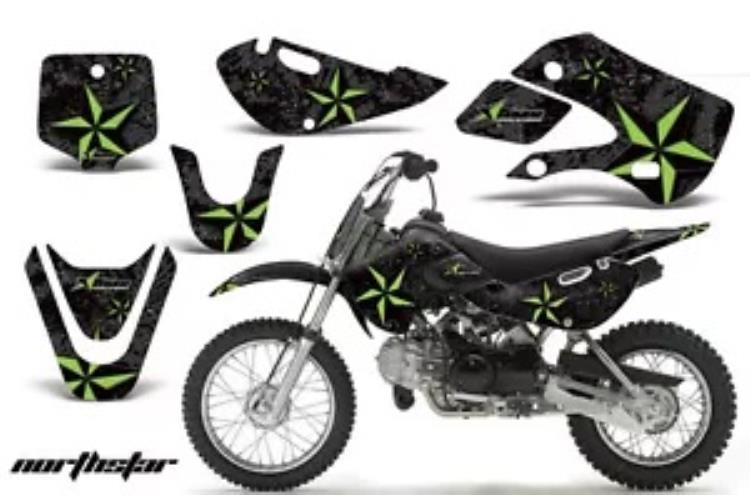 ダートバイクグラフィックキットデカールラップスズキ DRZ110 RM65 2002-2009 NORTHSTAR G K Dirt Bike Graphics Kit Decal Wrap For Suzuki DRZ110 RM65 2002-2009 NORTHSTAR G K 【並行輸入品】