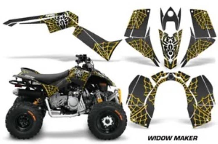 ATV グラフィックスキット クワッド デカール ステッカー Can-Am DS90 2007-2022 WIDOW Y K用 ATV Graphics Kit Quad Decal Sticker For Can-Am DS90 2007-2022 WIDOW Y K 【並行輸入品】