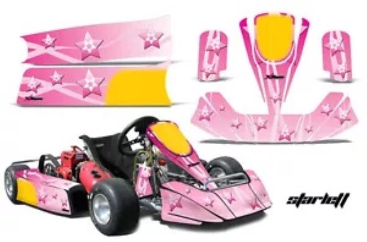 ゴーカートグラフィックキットデカールステッカーラップポールトレーシーPKTキッドJR士官候補生STARLT P用 Go Kart Graphics Kit Decal Sticker Wrap For Paul Tracy PKT Kid JR Cadet STARLT P 【並行輸入品】