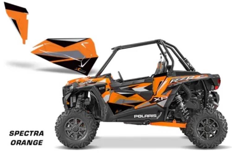 AMR レーシング グラフィック ラップ キット ポラリス RZR 1000 UTV ドア インサート 2014 SPECTRA ORNG AMR Racing Graphic Wrap Kit Polaris RZR 1000 UTV Door Inserts 2014 SPECTRA ORNG 【並行輸入品】 43,560円