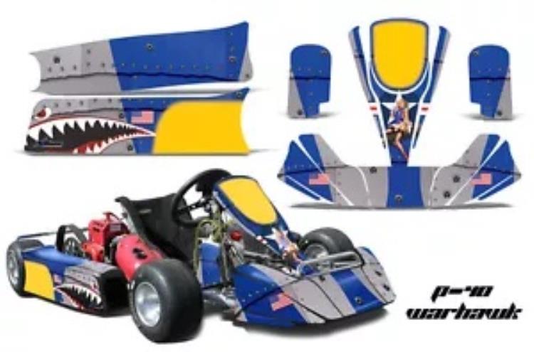 ゴーカートグラフィックキットデカールステッカーラップポールトレーシーPKTキッドJR士官候補生ウォーホークU用 Go Kart Graphic Kit Decal Sticker Wrap For Paul Tracy PKT Kid JR Cadet WARHAWK U 【並行輸入品】