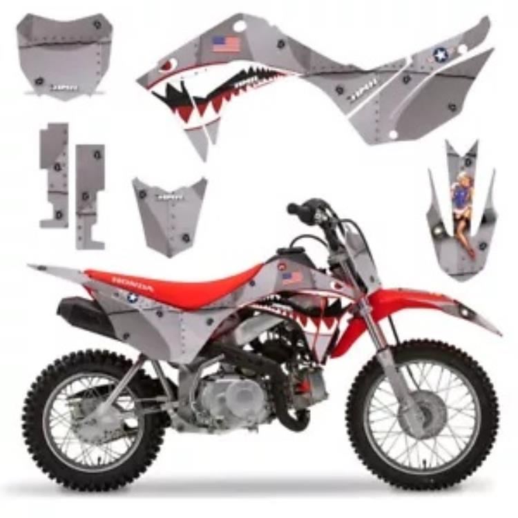 カスタム MX グラフィックス #プレート デカール付き ホンダ CRF 110F 2019-2021 P40 ウォーホーク S Custom MX Graphics with #Plate Decals Honda CRF 110F 2019-2021 P40 Warhawk S 【並行輸入品】