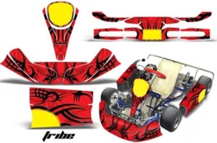 ゴーカートレーシンググラフィックキットデカールステッカー KG Kid Baby Krypto TRIBE KR Go Kart Racing Graphics Kit Decal Sticker For KG Kid Baby Krypto TRIBE K R 【並行輸入品】