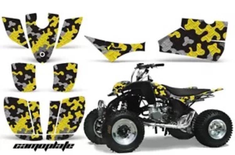 ATV グラフィックスキットデカールステッカーラップコブラ ECX 50/70/80 2005-2009 CAMOPLATE Y ATV Graphics Kit decal Sticker Wrap For Cobra ECX 50/70/80 2005-2009 CAMOPLATE Y 【並行輸入品】