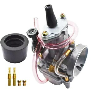 21mm キャブレター PWK21 フラットスライドキット OKO ユニバーサル 2 ストローク 80cc 100cc 用 21mm Carburetor PWK21 Flat Slide Kit for OKO Universal 2 Stroke 80cc 100cc 【並行輸入品】