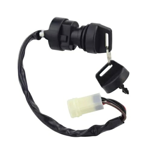 イグニッションキースイッチ Yamaha YFM350 2007-2014 1987-1994、YFM80 1986-1988用 Ignition Key Switch for Yamaha YFM350 2007-2014 1987-1994, YFM80 1986-1988 【並行輸入品】