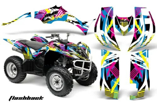 ATV グラフィック デカール ステッカー ヤマハ ウルヴァリン 450 2006-2012 フラッシュバック用 ATV Graphic Decals Stickers for Yamaha Wolverine 450 2006-2012 FLASHBACK画像